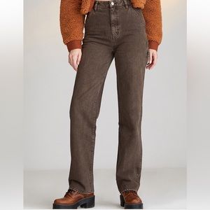 PacSun Brown Boyfriend Carpenter Pants